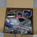 VTech 3-Handset Cordless Phone for Home with Caller ID/Call Waiting, Landline Phones, Illuminated Keypad, Full Duplex Speakerphone, ECO & Quiet Mode, Wall Mount | CS6919-3A (Red/Blue/Grey)