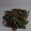 20 Inch Christmas Wreath for Front Door Artificial Winter Wreath for Christmas Decor Xmas Wreath with Christmas Balls Pine Needles Pine Cone for Wall Window Holiday Decorations