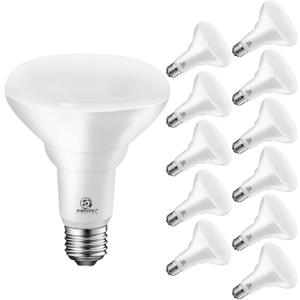 Energetic 12 Pack 75W BR30 LED Recessed Light Bulb, Dimmable, 900 Lumens, Daylight 5000K, E26 Base, Indoor Flood Light for 5/6 Inch Cans