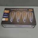 3 x DORESshop 6W Vintage Led Edison Bulbs, Daylight White 4000K, 60W Equivalent, ST58 Antique Style Edison Light Bulb with 80+CRI, 600LM, E26 Medium Base, Non Dimmable, High Brightness Clear Glass, 4Pack
