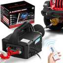 NEWTRY 3 in 1 Electric Hoist Winch 1,100lb Wireless Remote Control, Cable Remote Control, 110/120 Volt Portable Power Electric Hoist, Vertically & Horizontally, Lift 16ft/min