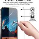 Clear Case Compatible with iPhone 17  5-in-1 Combo with 2 Tempered Glass Screen Protectors & 2 Camera Lens Protectors, Slim Anti-Yellow Shockproof Cover