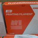 Kingroon PLA 3D Printer Filament, 10 Rolls, Dimensional Accuracy +/- 0.02 mm, 10kg Spool(22lbs), 1.75 mm2Black+2White+2Grey+2Red+2Blue