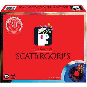 Winning Moves Scattergories 30th Anniversary Edition with Electronic Timer Games USA, Timeless Family Game Enjoyed by Millions for Ages 12 and up, 2-6 Players (1229)