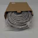 130 ft Stainless Steel Garden Hose - 2025 Upgraded Metal Water Hoses with 3/4" Solid Brass Fitting, Extra Strength Materials - Lightweight,Ultra Flexible,Durable,Kink-Less Water Hoses For Yard Camper