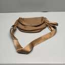 Spacious Nylon Crossbody Bag Bum Bag Handbags Wallets Purses Trendy Shoulder Bag for Women (Brown)