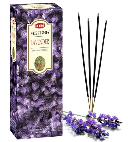HEM Lavender Incense Sticks – Pack of 120 | Hand-Rolled in India | Soothing Floral Aroma for Relaxation, Stress Relief, Meditation, Yoga, Prayer & Home Fragrance