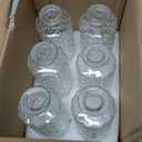 Glass Flower Vase, Aromatherapy Bottle, Small Vase, 6 Sets, Simple, White Transparent, for Birthday, Anniversary, Wedding, Home Decoration