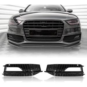 GearUp Fog Light Cover Bezel for Audi A4 S-line S4 2013 2014 2015