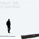 Ravelli ABSL Heavy Duty Photo Video Backdrop Stand Extra Large at 13' Tall and 15' Wide Also can be Dual Air Cushioned 13' Light Stands or use for Banner, Balloon Arch, Projector Screen, Room Divider