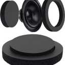 Car Door Speaker Fast Rings Foam Bass Blockers, Car Universal Foam Speaker Enhancer System Kit for 6.5" Speaker 4 Pcs - Self Adhesive