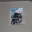 BEAULEGAN Purse Chain Strap - Microfiber Leather - Replacement for Crossbody Shoulder Bag - 51 Inch Long, Black/Gunmetal Black