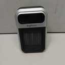 Brightown 800W Plug in Heater with Remote - Outlet Space Heater with Touch LED Display, Small Electric Wall Heaters for Indoor Use with Adjustable Thermostat and 12H Timer for Bathroom Office Bedroom (Silver)