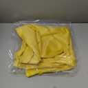 Krifey Throw Pillow Covers Velvet Decorative Square Pillowcase Soft Cushion Case for Summer Couch Bedroom 18x18 Inch Lemon Yellow, Pack of 2