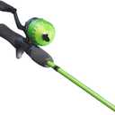 Lew's Mr. Crappie Crappie Thunder Spincast Reel and Fishing Rod Combo, Graphite Rod, 4.3:1 Gear Ratio, Interchangeable Retrieve, 6-Pound Line, Green