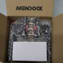 Passage Door Lever Dummy GreenShield Exterior Interior Door Handle for Hallway Closet Heavy Duty Non-Locking Lever Sets No Key Door Knob for Right Left Handed Door (1 Pack, Matte Black)