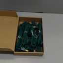 Kanayu 10 Pack 6 ft Green Ul Indoor Extension Cord 2 Prong Electric Cord Extender Wire Plug in and End Ac 120 Volts for Outdoor Christmas Connect or Extend String Lights