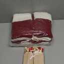 Aoriher 8 Sets Large Christmas Stockings with DIY Name Tags, 18 Inch Knitted Stockings Xmas Stocking Decorations with Christmas Stocking Tags for Xmas Family Decor(Red White)