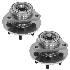 TRQ Front Wheel Hubs & Bearings Pair Set of 2 NEW for Dakota Durango 4WD 4x4 BHA48302