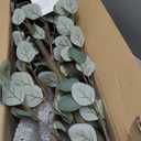 Faux Eucalyptus Tree 6ft(72in) Tall Artificial Plant Indoor Decor Handmade Natural Fake Eucalyptus Tree for Wedding Realistic Lifelike Leaves in Pot for Home Living Room,Office,Outdoor Decor.