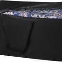 NettyPro Patio Cushion Storage Bags Water-Resistant Extra Large Bag for Outdoor Furniture Christmas Tree Storage Bag 9 Ft, 65 x 20 x 28 Inch, Black