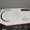 24 Inch Flush Mount Ceiling Light, 56W 5600 lm Ceiling Light Fixture with 3 CCT Selectable 3000K/4000K/ 6500K(Wall Switch Control), Slim Round Surface Mount LED Light Fixture for Kitchen Bedroom