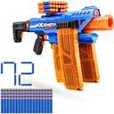 XSHOT Insanity Motorized Clip Mania Dart Blaster with 48 Darts - Air Pocket Technology, Auto Feeding Belt, Tripod & Scope, Outdoor Toy