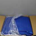 Quictent 20X20FT 185G HDPE Square Sun Shade Sail Canopy 98% UV Block Outdoor Patio Garden with Hardware Kit Blue