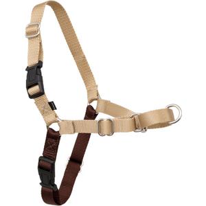PetSafe Easy Walk Harness for Dogs - Pull-Free Walks - Patented Martingale Loop Design - Front Chest Leash Attachment - Comfort Straps - Breathable Harness Design - Small, Fawn/Brown