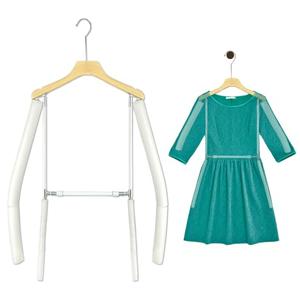 Esamploe Dress Form,Adjustable Clothing Mannequin,Metal Hanging Mannequin Female,Adjustable Mannequins Clothing Display for Hanging Women's Tops Skirts and Other Fashionable Clothing, 16.14"L x 13.78"W x 1.97"H