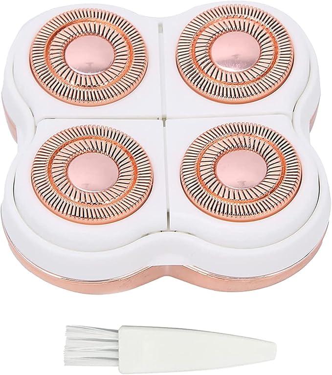 Legs Shaver, Legs Hair Remover Replacement Heads for Finshing Toush Flawliss Replacement Heads with 1 Cleaning Brush