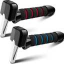 Car Door Handle for Elderly, 3 in 1 Car Handle Assist for Elderly, 2 Pack Portable Vehicle Support Handle Grab Handles to Help Get Out of Car for Seniors & Handicapped (Blue & Red)