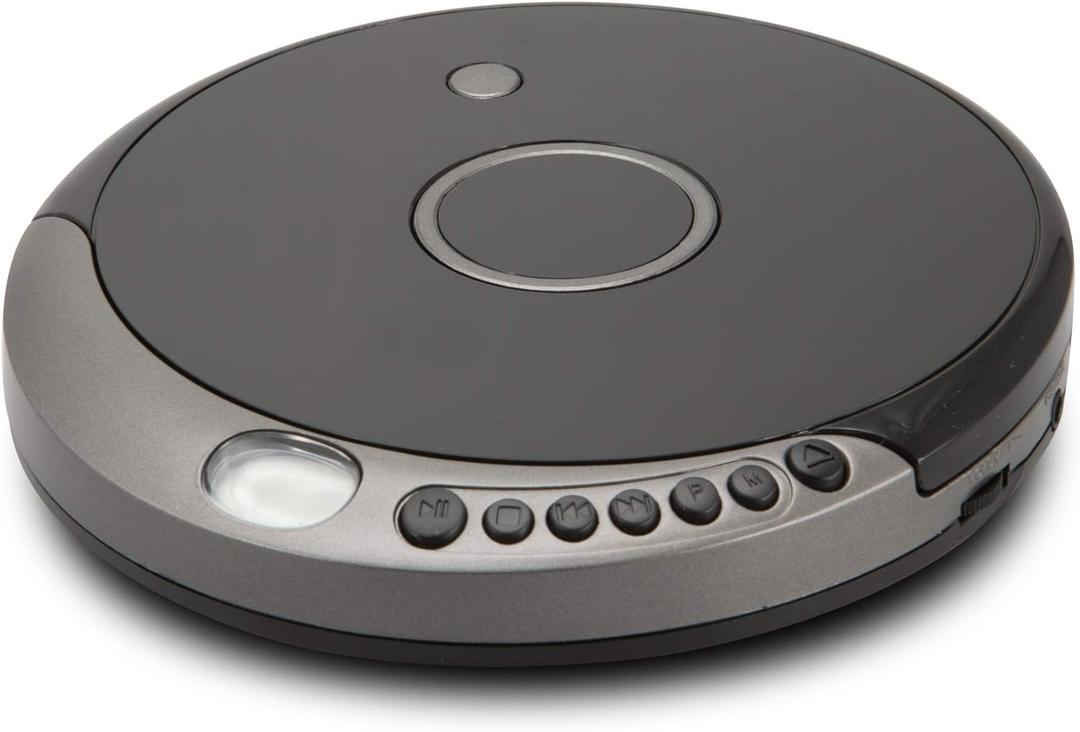 GPX PCB319B Portable Cd Player with Bluetooth, Includes Stereo Earbuds, Black