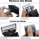 3 Pack 10 Blade Dog Grooming Blades Compatible with Andis Clippers/Oster A5/Wahl KM,Detachable Stainless Steel Blade,Size-10, 1/16-Inch Cut Length