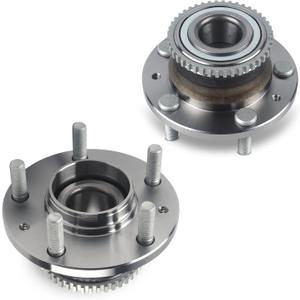Autoround Pair 512271 Rear Wheel Bearing and Hub Assembly Compatible with Ford Fusion 2006-2012, Mazda 6 2003-2008, Lincoln MKZ 07-12/ Zephyr 06, Mercury Milan 06-11 FWD, 5 Lug w/ABS