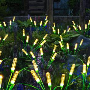 Solar Outdoor Garden Lights,LED Solar Swaying Lights for Garden Patio Yard Pathway Walkway Wedding Party Christmas Landscape Lighting (Warm White, 2 Pack)