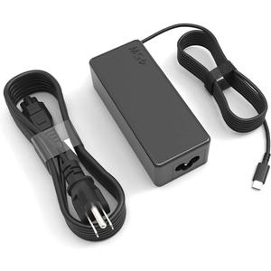 45W Type USB C Laptop Charger Compatible with Lenovo Chromebook C330 S340 100e 300e 500e C340 S330 2nd Gen,ThinkPad Yoga T480 T580 E490 E580 C630 C940 720 910, Adapter ADLX45YLC2D Power Supply Cord