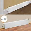 2 FT Baseboard Heater Cover with Left and Right Endcaps