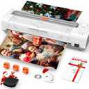 Laminator Machine 13 Inch Lamination Machine with Auto Paper Feed, Never Jam A3 Thermal Lamination, 20 Laminating Sheets 10-in-1 Laminator with Cutter, Trimmer & Corner Rounder for Office School Home