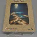 Wooden Puzzles for Adults, Wooden Jigsaw Puzzles 270pcs, Unique Animal Shaped Adult Wooden Puzzles, Irregular Wood Puzzles Adult with Beautiful Wooden Box Birthday Gift Family Game (11.2 x 15.1 in)