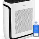 LEVOIT Air Purifiers for Home Large Room Up to 1875 Ft with Washable Pre-Filter, AHAM VERIFIDE, Air Quality Monitor, HEPA Sleep Mode for Allergies, Pet Hair in Bedroom, Vital 200S-P, White
