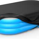 Rectangular Pool Cover for Inflatable Pool, Fits Blow Up Pool Size 120" L x 72" W, Built-in Elastic Band and Extra Buckle to Prevent Slipping, 10' x 6' Rectangle Above Ground Swimming Pool Cover