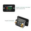 Yooreal 36V Battery Indicator Meter Battery Monitor for Lead Acid Battery Powered Club Car Travel Trailer Forklift Scrubber Machine Electric Motorcycle