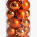 Christmas Tree Ball Ornament 24PCS 1.57inch PVC Glossy Shiny Matte Shatterproof Hanging Xmas Balls Lightweight Decorative Baubles for Home Festival Gifts Hotel Decor.