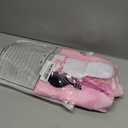 Wizland 5pcs Kid Poodle Skirts 100 Day of School Costume Kids 50s Outfits Costumes Sock Hop Dresses With Socks Scarf Glasses (S 4-6, Pink)