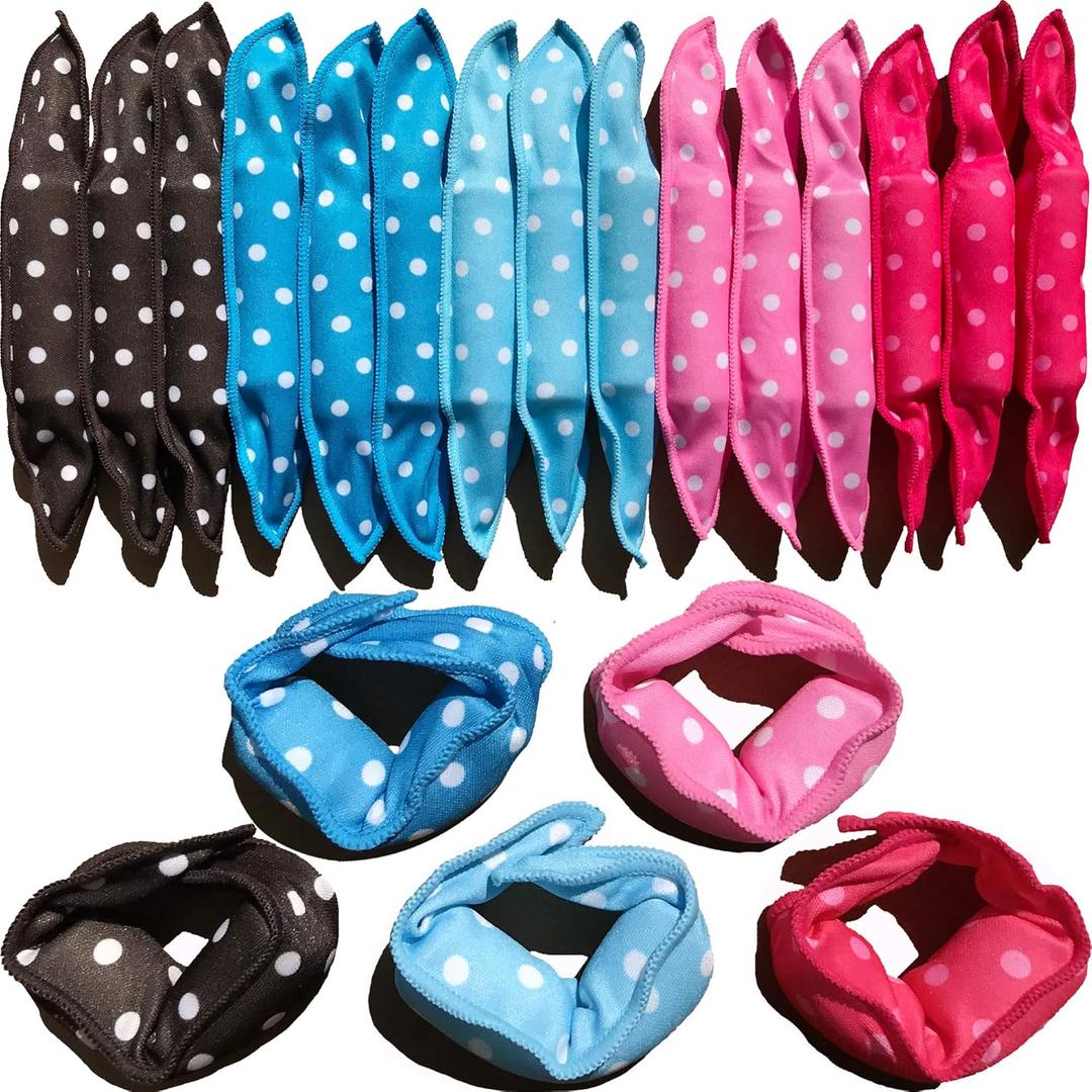 Aimin Hair Heatless Curlers, Soft Hair Curlers To Sleep In, Overnight Heatless Curls For Long Hair, No Heat Foam Curlers, Satin Sponge Rollers For Hair(40 pcs, neutral colour)
