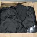 HAINARverS Stretch Spandex Folding Chair Covers 50PCS, Universal Fitted Chair Cover Protector for Wedding, Party, Banquet, Holidays, Celebration, Decor(Black, 50 PCS)