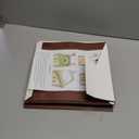 Wood Baby Shower Boxes Party Decorations - 4 Wood Grain Brown Blocks with Printed BABY Letters, Gender Reveal Backdrop,Teddy Bear Baby Shower Supplies, First Birthday Centerpiece Decor