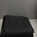 AJAZZ 100% Blackout Sliding Door Curtains for Doorways, Accordion Doors Magnetic Door Curtain for Bedroom Living Room Doorway Curtain Sets (1 Pack, 44 W x 78 L,Black+Rod)