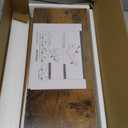 QEEIG Floating Shelf for Wall Bathroom Shelves Bedroom Kitchen Living Room Farmhouse Small Book Shelf 16 inch Set of 1, Brown (015-BN1)